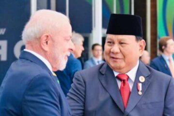 Brazilski predsednik Luiz Inacio Lula da Silva i predsednik Indonezije Prabowo Subianto